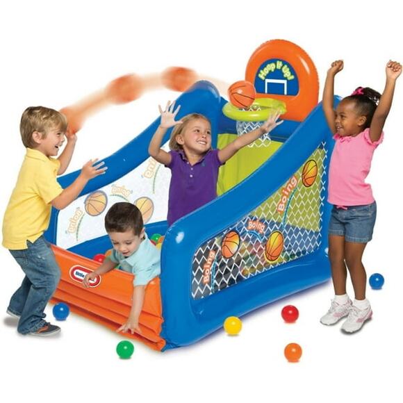 Little Tikes Other - Little Tikes Hoop It Up Play Center Ball Pit Football Soccer Basketball